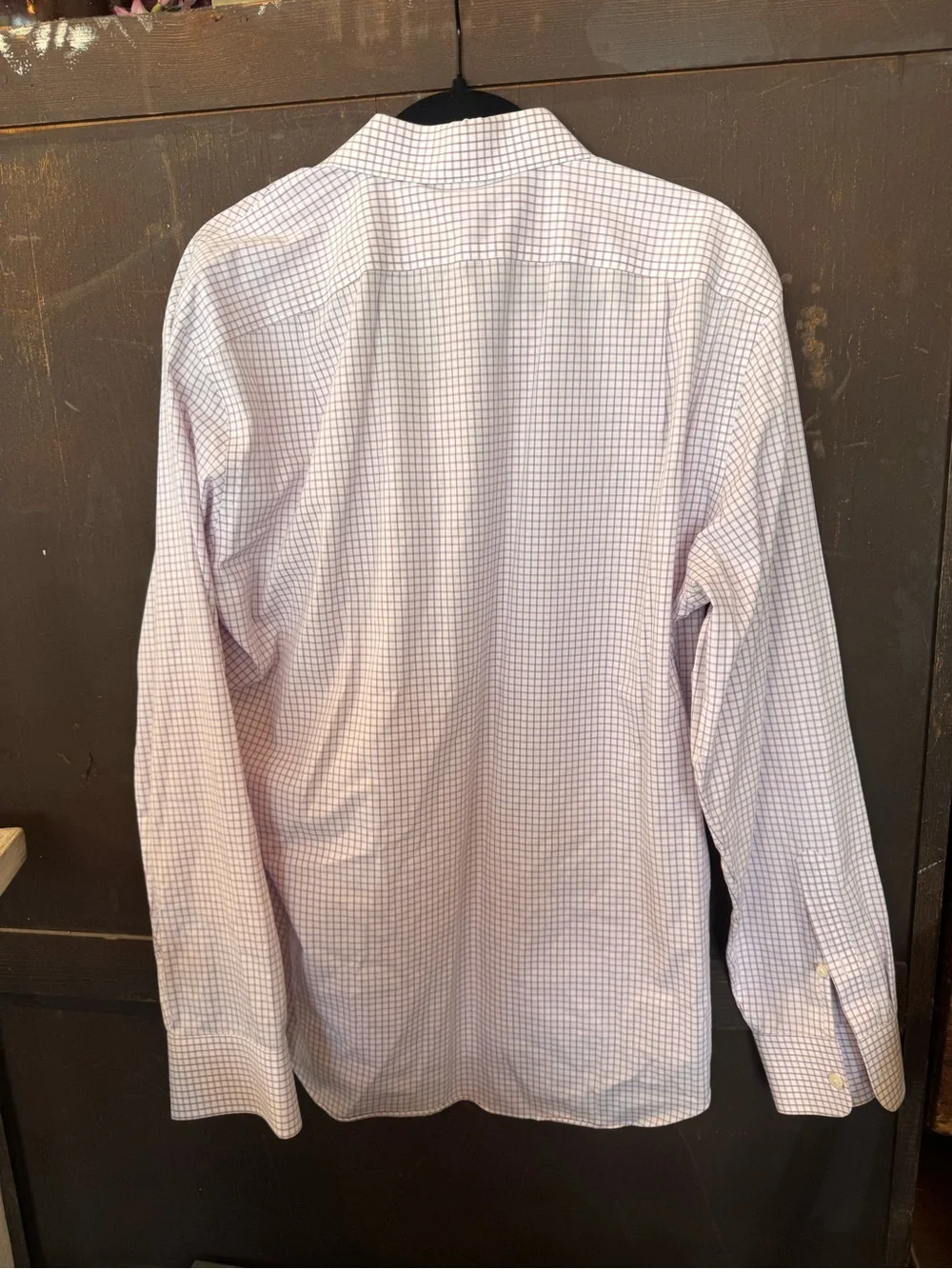 J. Crew Men’s Light Pink Check Button-Down Shirt